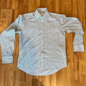 Men’s Armani Collezioni striped dress shirt 16 32-33